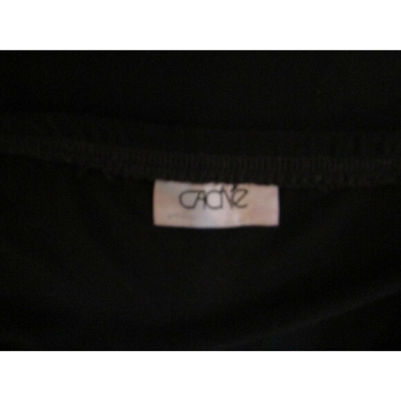 Cache’ Jumpsuit Black One Piece Halter Top Pants Belted Womens Size 4 - Picture 6 of 6